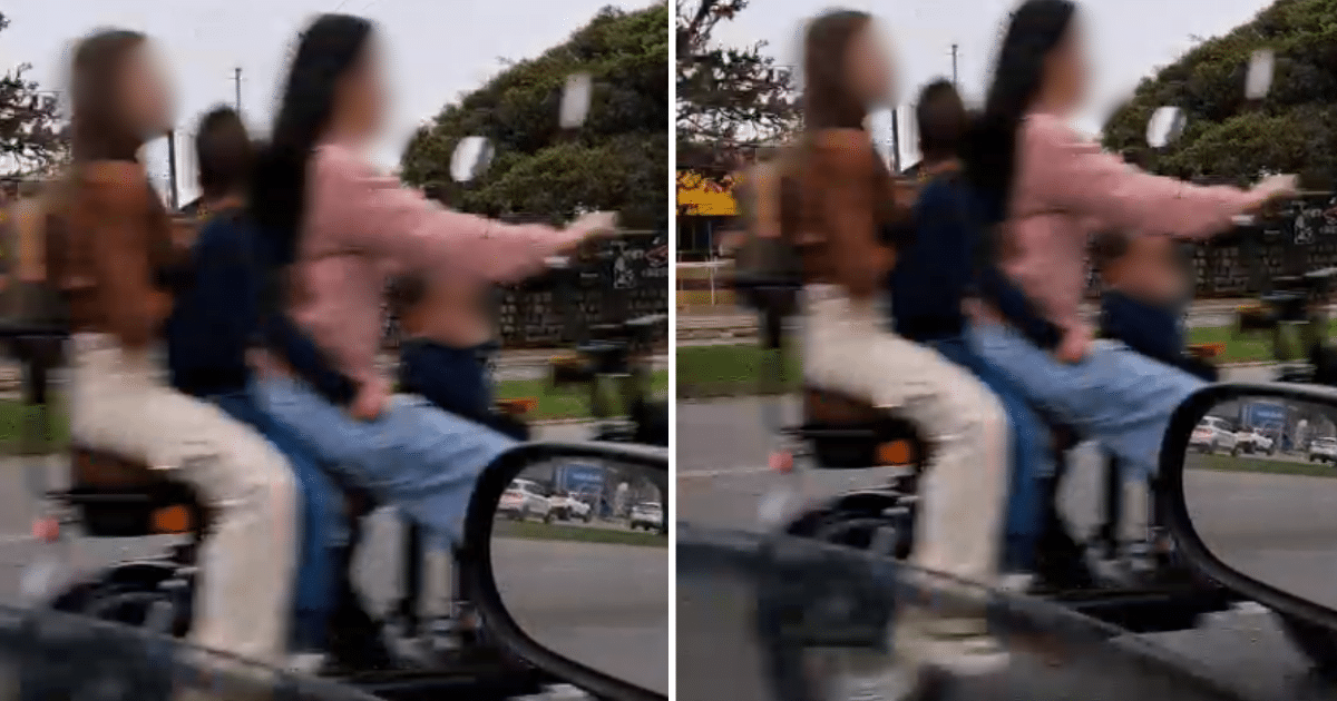 Quatro pessoas são flagradas em scooter elétrica na Faixinha, em Camaquã