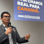 João Pedro Grill apresenta propostas para o futuro de Camaquã em reunião-almoço da ACIC