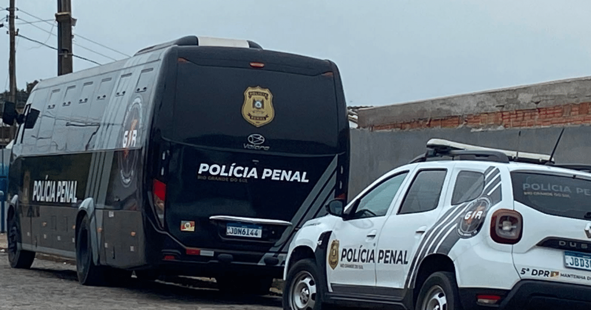 Presídio Estadual de Camaquã é alvo de operação de revista da Polícia Penal
