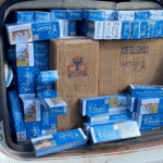 Jovem é preso com mais de 22 mil maços de cigarros contrabandeados no Noroeste do RS