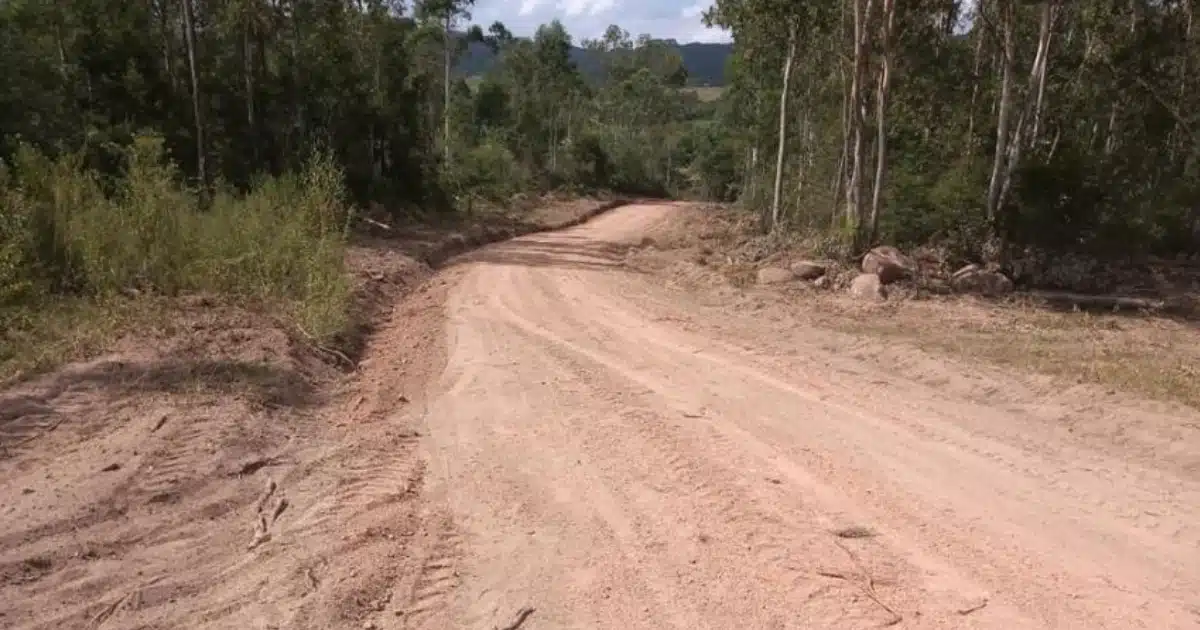 Estrada é bloqueada e muda o trânsito em Dom Feliciano