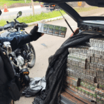 Polícia apreende automóvel com 12 mil maços de cigarros em Santa Maria