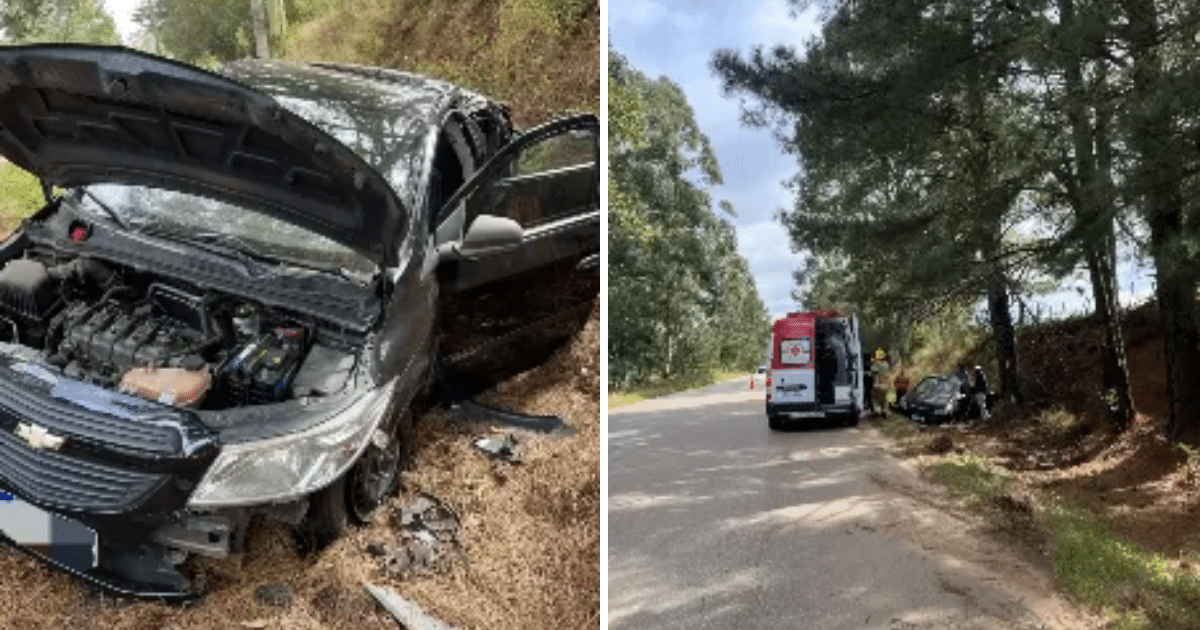Acidente deixa quatro pessoas feridas na BR-471, em Encruzilhada do Sul