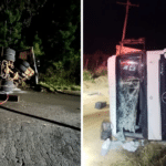 Segunda carreta tomba e pega fogo no mesmo trecho da BR-471, em Encruzilhada do Sul