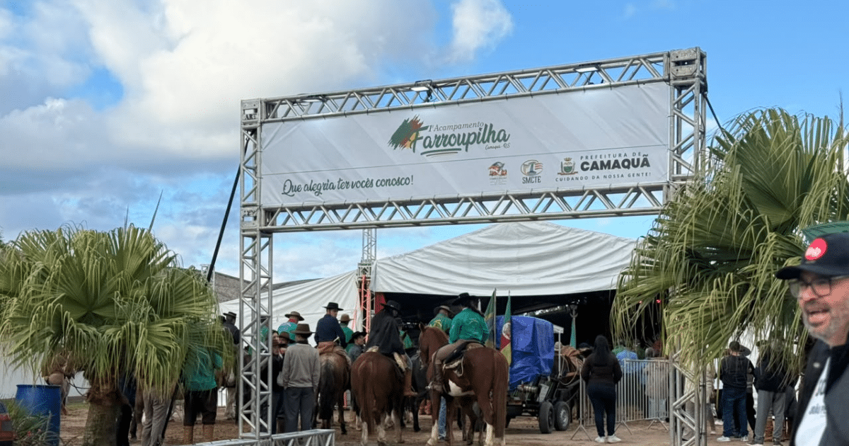Baile com Grupo Porteira do Pago acontece neste sábado (19) no 1º Acampamento Farroupilha de Camaquã