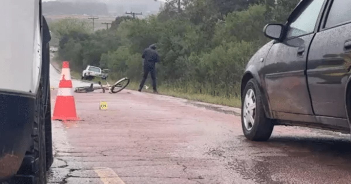 Ciclista de 68 anos morre após acidente com carro em Bagé