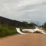 Vento arranca telhado de escola em Camaquã