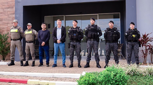 Tropa de Choque reforça a segurança em Cristal