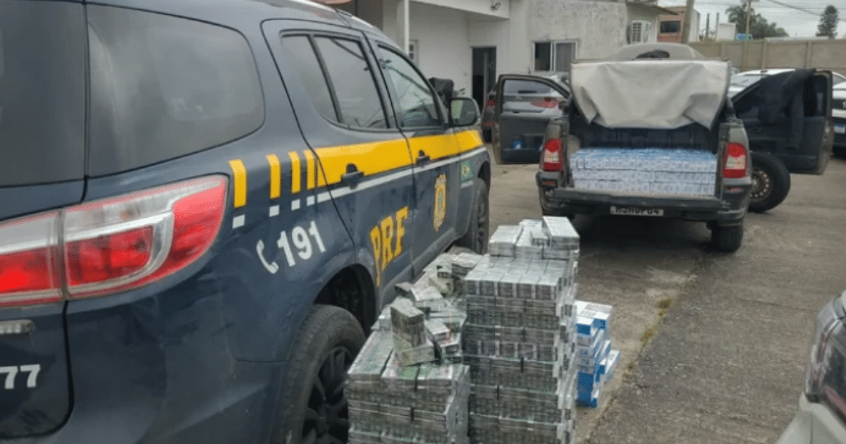 Homem é detido com 15 mil maços de cigarros contrabandeados na BR-116