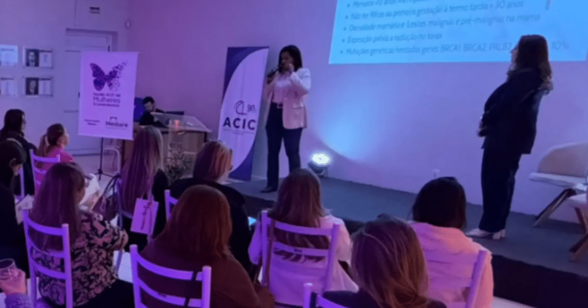 Núcleo de Mulheres Empreendedoras realiza ação do Outubro Rosa na ACIC Camaquã