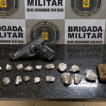 Homem é preso com mais de 200g de maconha em São Lourenço do Sul