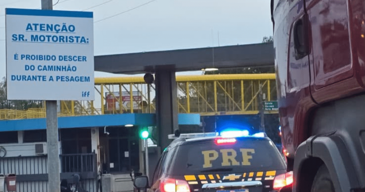 Polícia flagra excesso de 23,5 toneladas em caminhão que saiu de Camaquã