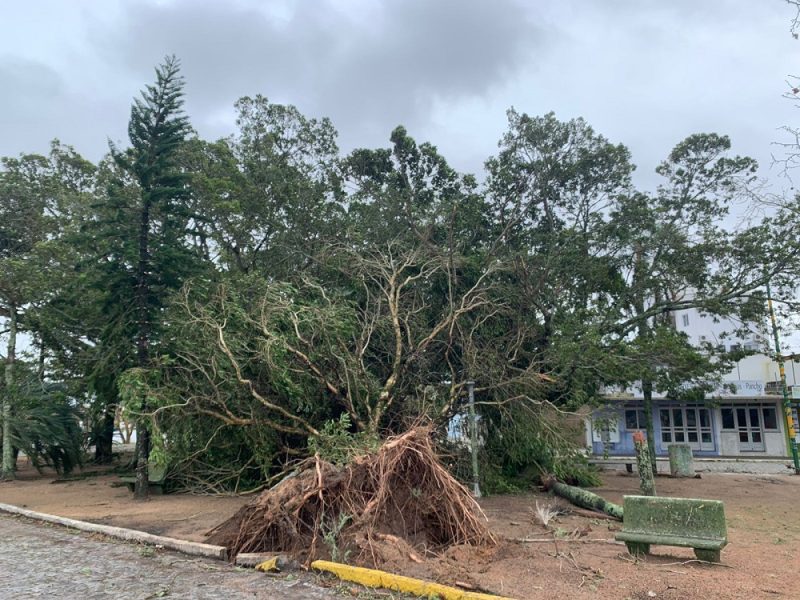São Lourenço do Sul está entre os municípios afetados pelapassagem de um ciclone extratropical. Foto: Divulgação