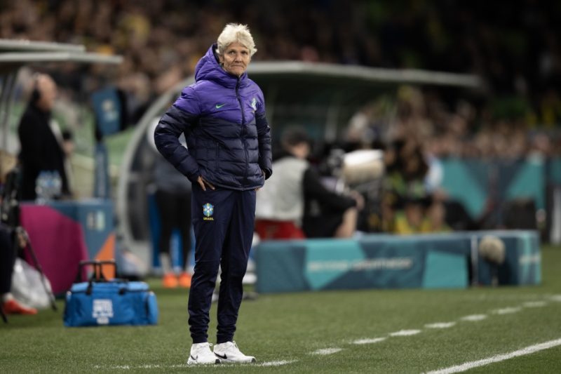 Pia Sundhage: abatimento com despedida da Seleção do MundialCréditos: Thais Magalhães/CBF