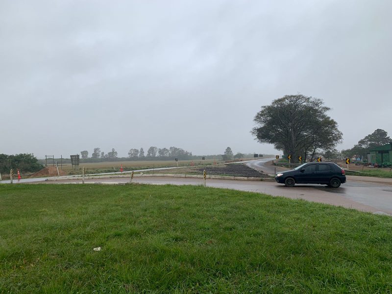 Imagem mostra manhã de chuva em Camaquã. Foto: Valério Weege/Acústica FM
