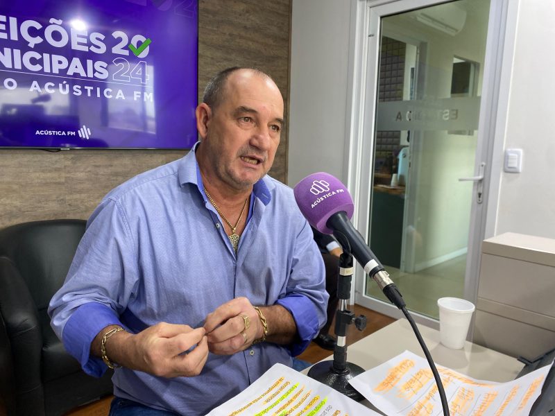 Eleições 2024: Rádio Acústica FM entrevista Gringo Loko (PSDB) candidato a prefeito de Cerro Grande do Sul