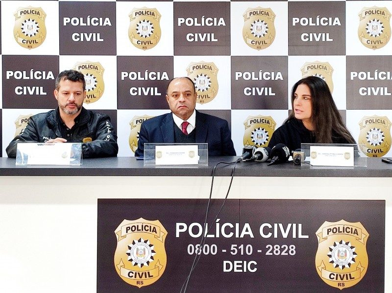 Em coletiva de imprensa, foram dados detalhes sobre a prisão. Foto: Divulgação