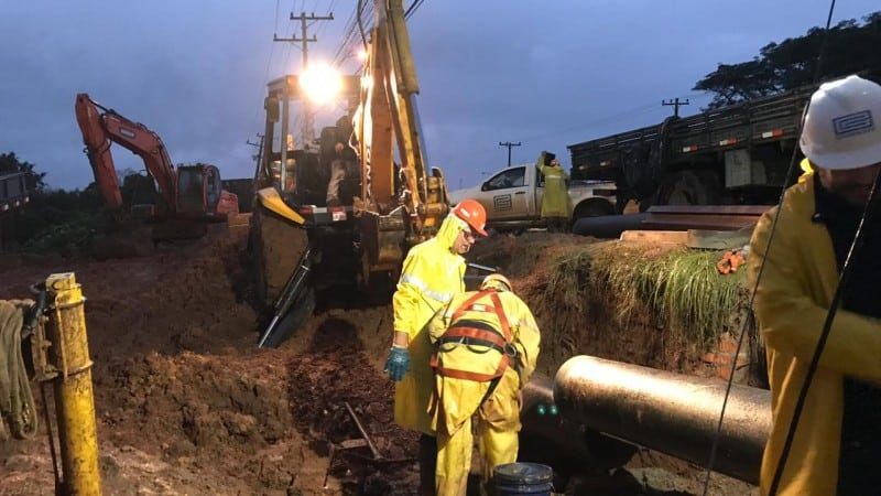 Dom Feliciano: obras em rede de água causam interrupção no abastecimento