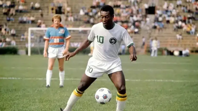 Hoje na História - 1 de Outubro - Pelé joga sua última partida. Foto: Reprodução/NY Cosmos