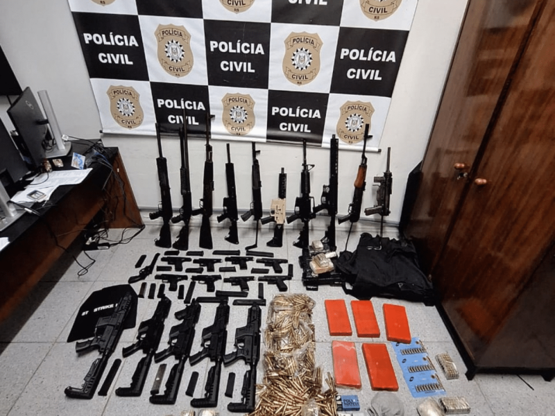 Polícia Civil desmantela grupo criminoso com armas e drogas em Pelotas