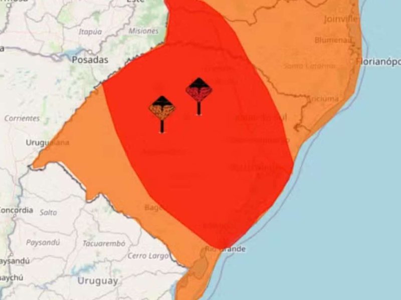 Alerta Vermelho: Ciclone Extratropical avança ao sul do Brasil