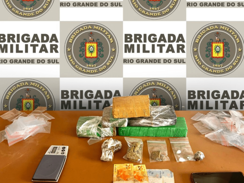 Homem é preso por tráfico de drogas durante operação em Pelotas