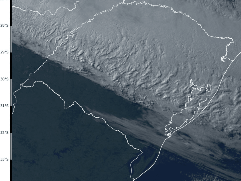 Frio intenso e chuva na Zona Sul: Defesa Civil emite alerta para este final de semana