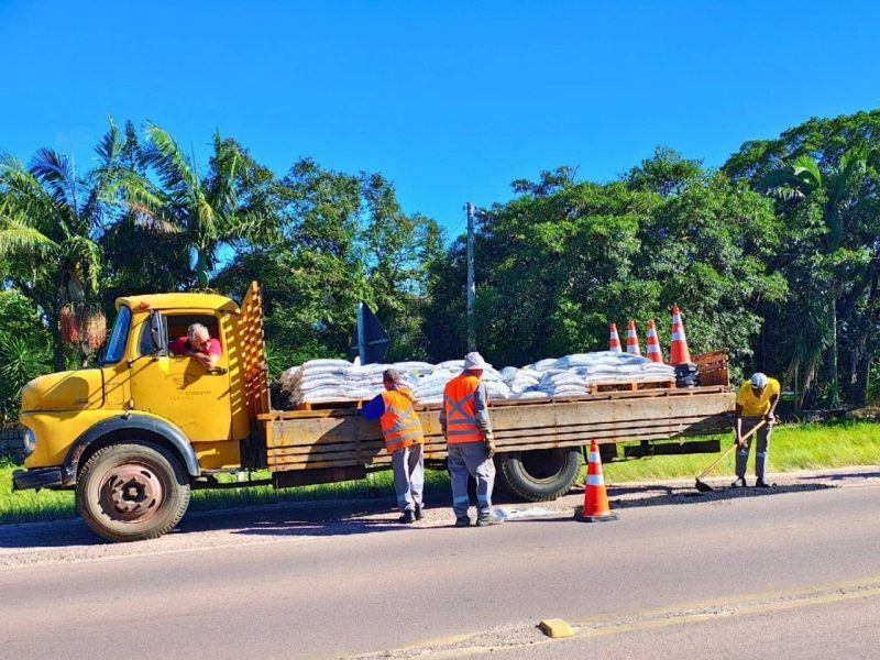 Prefeitura de Tapes e DAER Iniciam Operação Tapa-Buracos