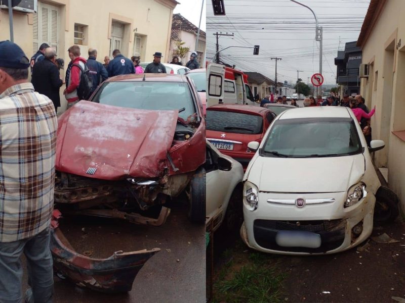 Mais um acidente marca cruzamento perigoso no centro de Camaquã