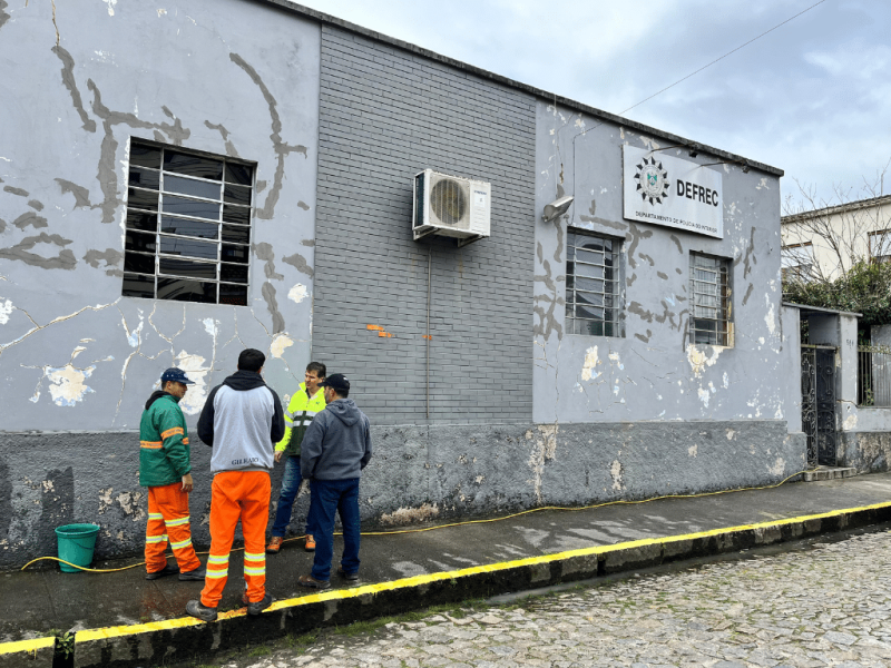 Delegacia de Pelotas firma parceria com a Ecosul para manutenção. Foto: Divulgação/Ecosul