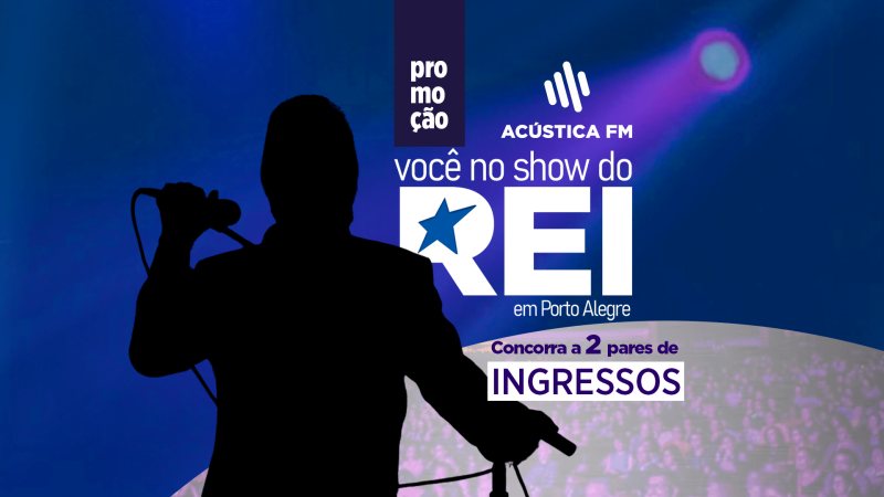 Rádio Acústica FM comemora 15 anos com promoção para o show do Roberto Carlos