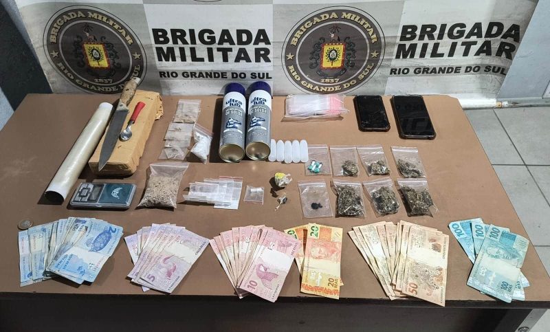 Pelotas: polícia desarticula ponto de tráfico de drogas