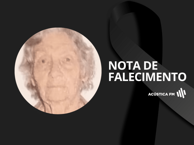 Nota de falecimento: Jovina Vieira da Silva morre aos 95 anos