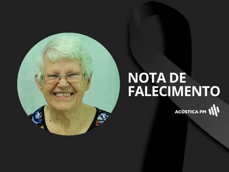 Nota de falecimento: Dalva Peglow, mais conhecida como “Tia Dalva”, morre aos 89 anos