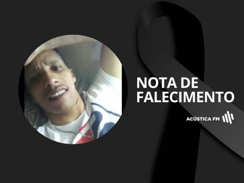 Nota de falecimento: Taylon Prestes Miranda morre aos 28 anos