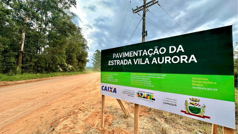 Obra de asfaltamento da Estrada da Vila Aurora deve começar em breve em Camaquã