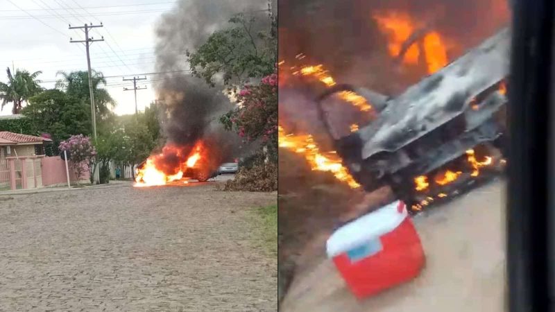 Camaquã: dois carros destruídos por incêndio em poucas horas