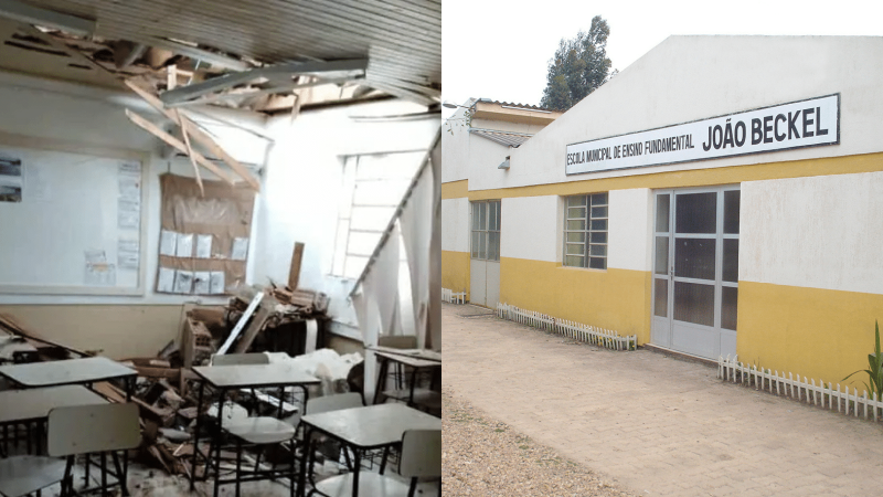 Vice-prefeito detalha recuperação da Escola João Beckel