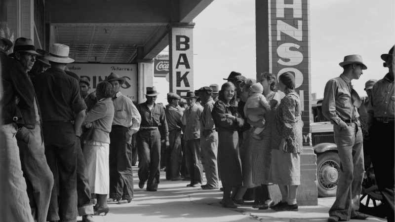 Hoje na história - 06 de março -  Grande Depressão, "feriado bancário" nos Estados Unidos