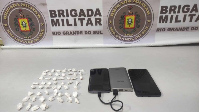 Após perseguição, Brigada Militar prende traficante em Rio Grande