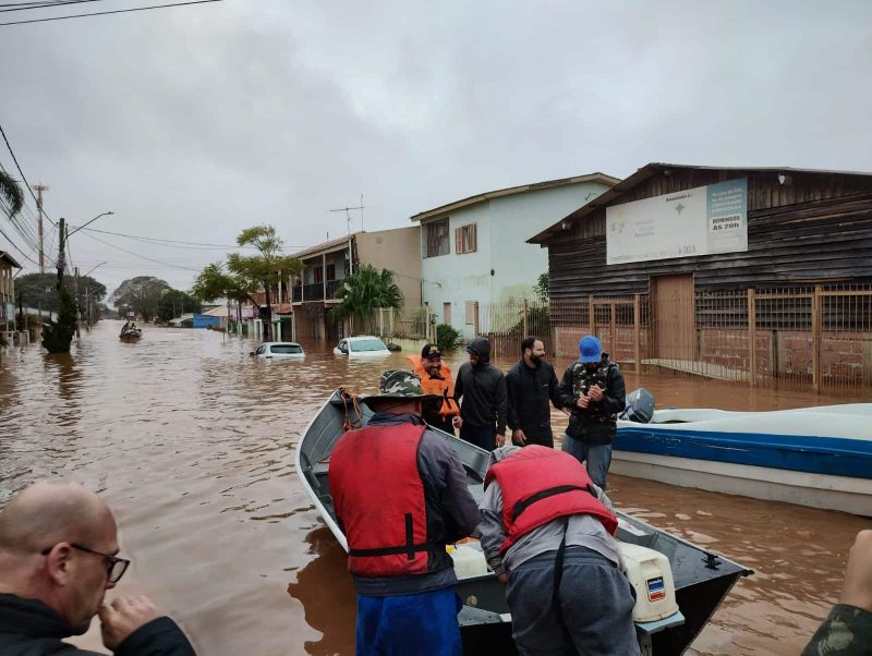 Guaíba atende vítimas de alagamentos de Eldorado do Sul