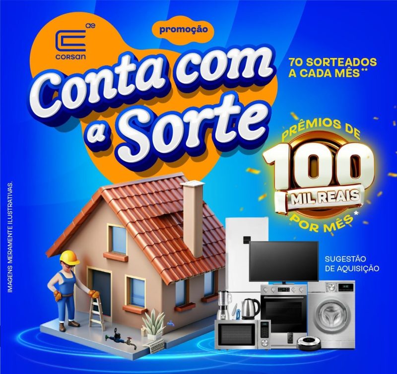 Corsan premia clientes com contas em dia