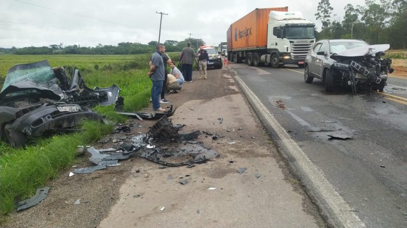 Carro de Camaquã se envolve em acidente com vítima fatal na BR-116