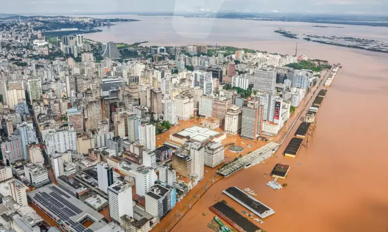 Nível do Guaíba baixa após cinco dias acima de 5 metros