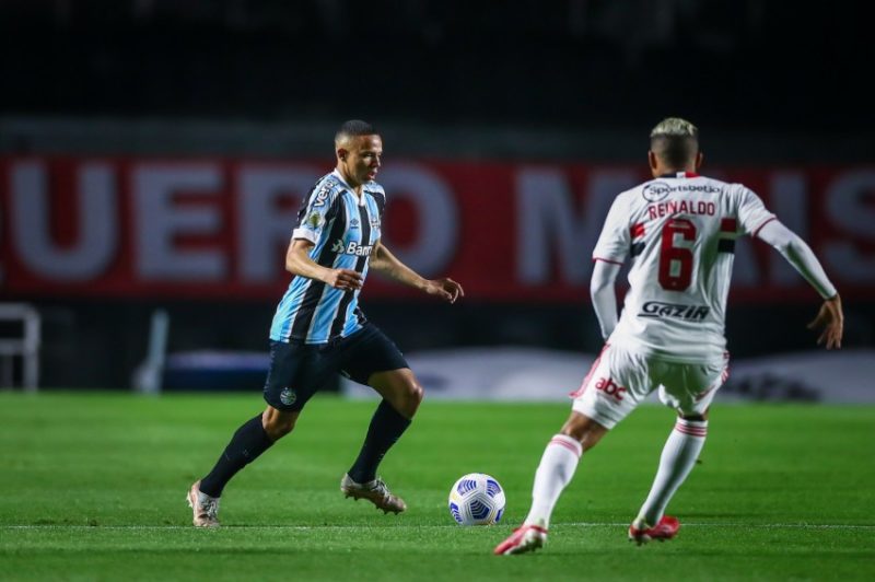 Tricolor não alcançou a vitória e não soma pontos na rodada. Foto: Lucas Uebel/Grêmio