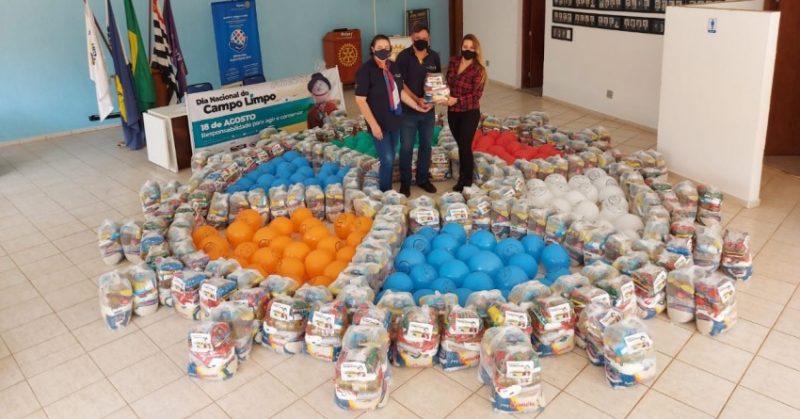 Já foram arrecadados mais de 178 mil quilos de alimentos em 59 mil cestas básica. Foto: Divulgação