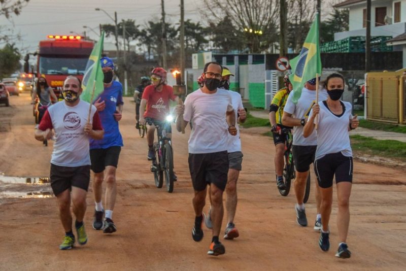 Atletas da cidade fazem parte das atividades da Semana da Pátria. Foto: Divulgação