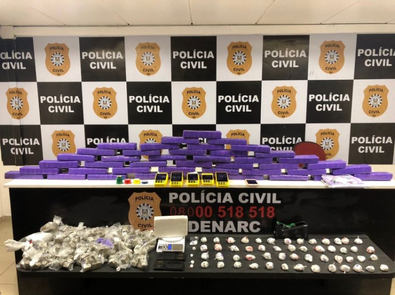 Apreensões feitas pela Polícia Civil - Foto: Polícia Civil