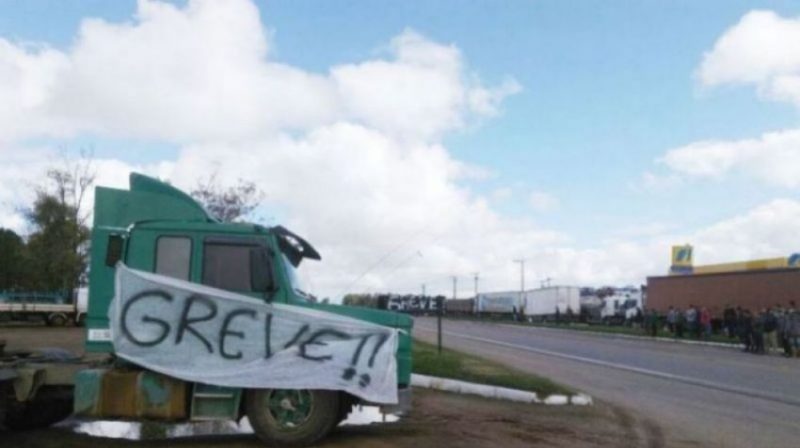 Camaquã tem sido um dos pontos utilizados pelas categorias nas manifestações. Foto: Gil Martins/Arquivo Pessoal