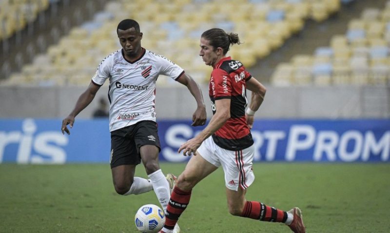 Metade da capacidade da Arena da Baixada está liberada ao público, o equivalente a mais de 20 mil pessoas. Foto: Alexandre Vidal/Flamengo